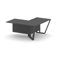 Steel Meet KD-PR.B.SPZOU-16(R) (Антрацит/Антрацит) Завершающий угловой модуль правый