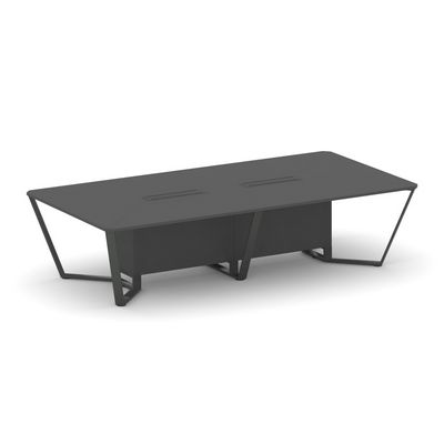 Steel Meet KDK-PR.B.SP-12 (Антрацит/Антрацит) Стол переговорный прямоугольный
