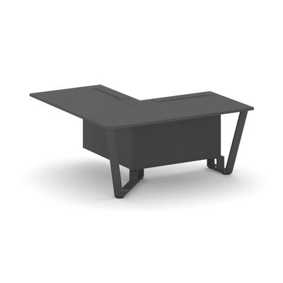 Steel Meet KDK-PR.B.SPPOU-16(L) (Антрацит/Антрацит) Проходной угловой модуль левый