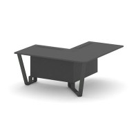 Steel Meet KDK-PR.B.SPPOU-16(R) (Антрацит/Антрацит) Проходной угловой модуль правый