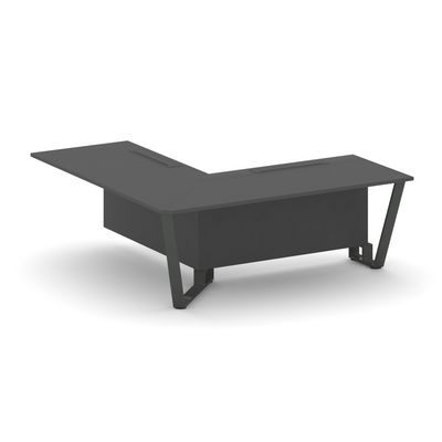 Steel Meet KDK-PR.B.SPPOU-20(L) (Антрацит/Антрацит) Проходной угловой модуль левый