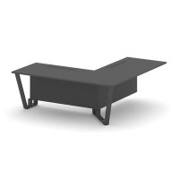 Steel Meet KDK-PR.B.SPPOU-20(R) (Антрацит/Антрацит) Проходной угловой модуль правый