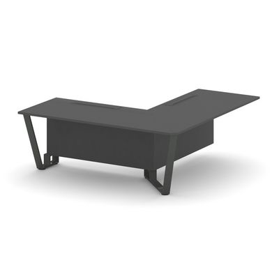 Steel Meet KDK-PR.B.SPPOU-20(R) (Антрацит/Антрацит) Проходной угловой модуль правый