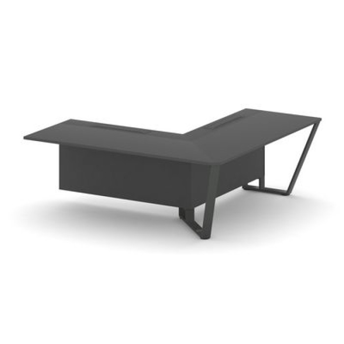 Стил Мит KDK-PR.B.SPZOU-20(R) (Антрацит/Антрацит) Завершающий угловой модуль правый