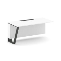 Steel Meet KD-PR.B.SPZO-16(L) (Белый бриллиант/Антрацит) Завершающий модуль