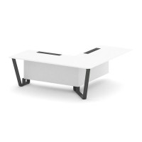 Steel Meet KDK-PR.B.SPPOU-20(R) (Белый бриллиант/Антрацит) Проходной угловой модуль правый