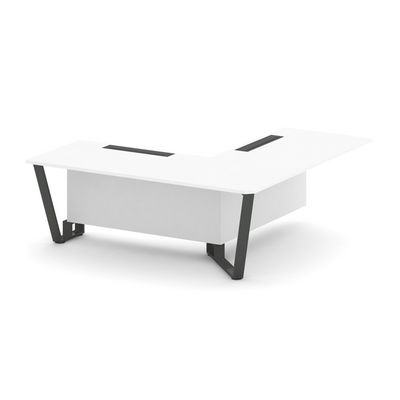 Steel Meet KDK-PR.B.SPPOU-20(R) (Белый бриллиант/Антрацит) Проходной угловой модуль правый