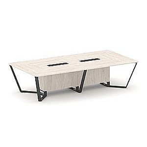 Стил Мит KD-PR.B.SP-12 (Денвер светлый/Антрацит) Стол переговорный прямоугольный