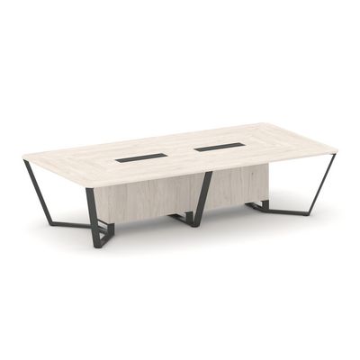 Steel Meet KD-PR.B.SP-12 (Денвер светлый/Антрацит) Стол переговорный прямоугольный