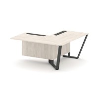 Steel Meet KD-PR.B.SPZOU-16(R) (Денвер светлый/Антрацит) Завершающий угловой модуль правый