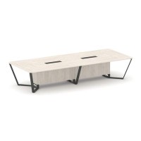 Steel Meet KDK-PR.B.SP-14 (Денвер светлый/Антрацит) Стол переговорный прямоугольный