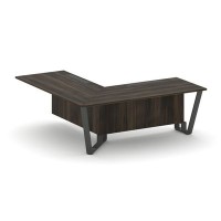 Steel Meet KDK-PR.B.SPPOU-20(L) (Дуб мали/Антрацит) Проходной угловой модуль левый