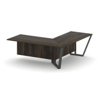 Steel Meet KDK-PR.B.SPZOU-20(R) (Дуб мали/Антрацит) Завершающий угловой модуль правый