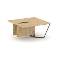 Steel Meet KD-PR.B.SPZW-16 (Тиквуд светлый/Антрацит) Завершающий модуль L=1600