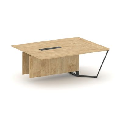 Steel Meet KDK-PR.B.SPZW-20 (Тиквуд светлый/Антрацит) Завершающий модуль L=2000