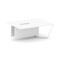 Steel Meet KD-PR.B.SPZW-20 (Белый бриллиант/Белый) Завершающий модуль L=2000