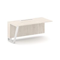 Steel Meet KD-PR.B.SPZO-16(L) (Денвер светлый/Белый) Завершающий модуль