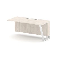 Steel Meet KD-PR.B.SPZO-16(R) (Денвер светлый/Белый) Завершающий модуль