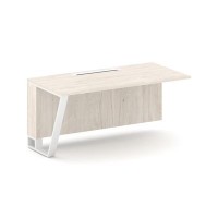 Steel Meet KDK-PR.B.SPZO-16(L) (Денвер светлый/Белый) Завершающий модуль