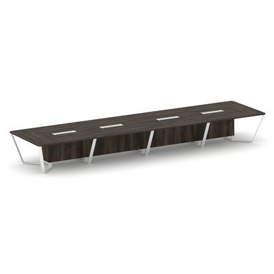 Steel Meet KD-PR.B.SP-20 (Дуб мали/Белый) Стол переговорный прямоугольный