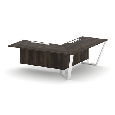 Steel Meet KD-PR.B.SPZOU-20(R) (Дуб мали/Белый) Завершающий угловой модуль правый