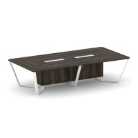 Steel Meet KDK-PR.B.SP-12 (Дуб мали/Белый) Стол переговорный прямоугольный