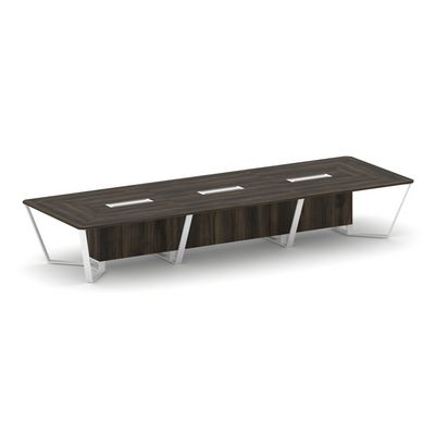 Стил Мит KDK-PR.B.SP-16 (Дуб мали/Белый) Стол переговорный прямоугольный