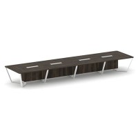 Steel Meet KDK-PR.B.SP-20 (Дуб мали/Белый) Стол переговорный прямоугольный