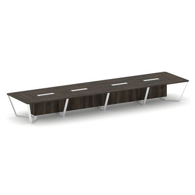 Steel Meet KDK-PR.B.SP-20 (Дуб мали/Белый) Стол переговорный прямоугольный