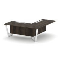 Steel Meet KDK-PR.B.SPPOU-20(R) (Дуб мали/Белый) Проходной угловой модуль правый