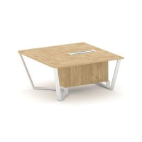 Steel Meet KDK-PR.B.SPNW-16 (Тиквуд светлый/Белый) Начальный модуль L=1600