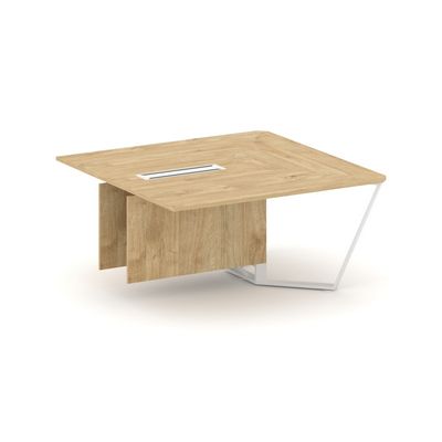 Steel Meet KDK-PR.B.SPZW-16 (Тиквуд светлый/Белый) Завершающий модуль L=1600