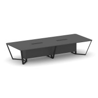 Steel Meet KD-PR.B.SP-14 (Антрацит/Черный) Стол переговорный прямоугольный