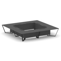 Steel Meet KD-PR.B.SP-20K2 (Антрацит/Черный) Стол переговорный квадратный