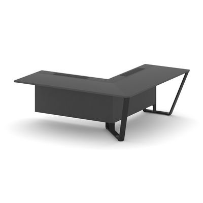 Steel Meet KD-PR.B.SPZOU-20(R) (Антрацит/Черный) Завершающий угловой модуль правый