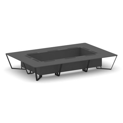 Steel Meet KDK-PR.B.SP-20K (Антрацит/Черный) Стол переговорный прямоугольный