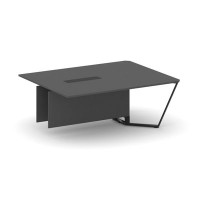 Steel Meet KDK-PR.B.SPZW-20 (Антрацит/Черный) Завершающий модуль L=2000