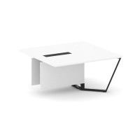 Steel Meet KDK-PR.B.SPZW-16 (Белый бриллиант/Черный) Завершающий модуль L=1600