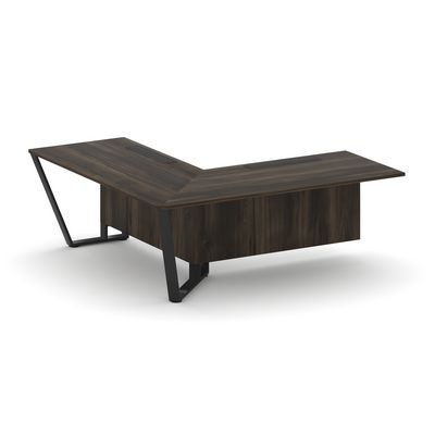 Steel Meet KD-PR.B.SPZOU-20(L) (Дуб мали/Черный) Завершающий угловой модуль левый