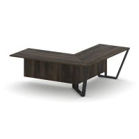 Steel Meet KD-PR.B.SPZOU-20(R) (Дуб мали/Черный) Завершающий угловой модуль правый