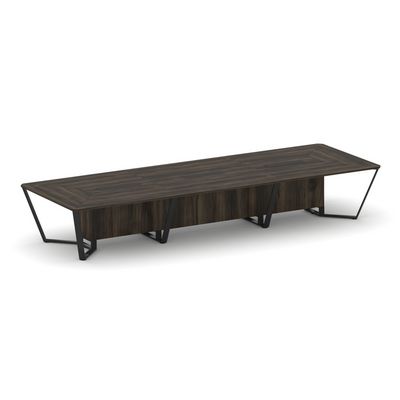 Стил Мит KDK-PR.B.SP-16 (Дуб мали/Черный) Стол переговорный прямоугольный