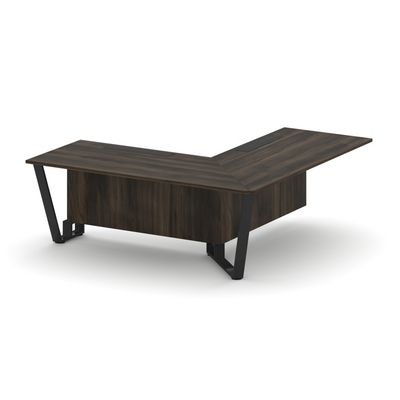 Steel Meet KDK-PR.B.SPPOU-20(R) (Дуб мали/Черный) Проходной угловой модуль правый