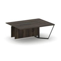 Steel Meet KDK-PR.B.SPZW-20 (Дуб мали/Черный) Завершающий модуль L=2000