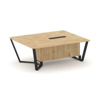 Steel Meet KD-PR.B.SPNW-20 (Тиквуд светлый/Черный) Начальный модуль L=2000