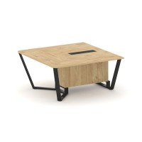 Steel Meet KDK-PR.B.SPNW-16 (Тиквуд светлый/Черный) Начальный модуль L=1600