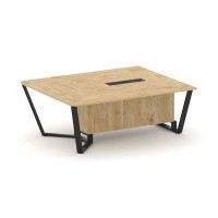 Steel Meet KDK-PR.B.SPNW-20 (Тиквуд светлый/Черный) Начальный модуль L=2000