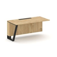 Steel Meet KDK-PR.B.SPZO-16(L) (Тиквуд светлый/Черный) Завершающий модуль