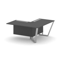 Steel Meet KD-PR.B.SPZOU-16(R) (Антрацит/Серый) Завершающий угловой модуль правый