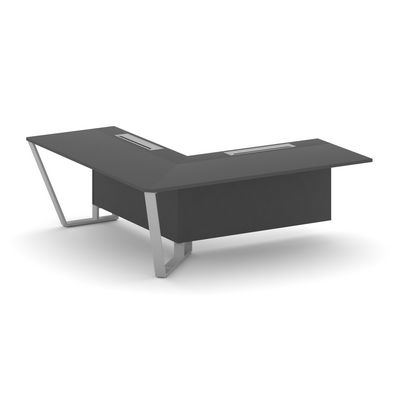 Steel Meet KD-PR.B.SPZOU-20(L) (Антрацит/Серый) Завершающий угловой модуль левый