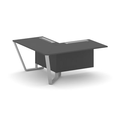 Steel Meet KDK-PR.B.SPZOU-16(L) (Антрацит/Серый) Завершающий угловой модуль левый